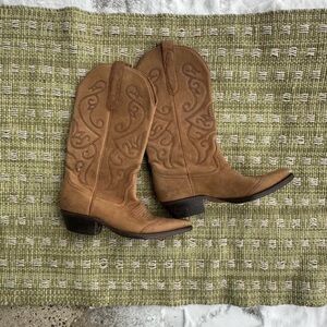 Tan Western Cowboy Boots
